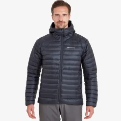 Montane Insulated Jackets-Mens Anti-Freeze Hoodie - Eclipse Blue