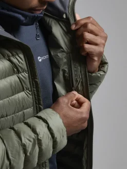 Montane Insulated Jackets-Mens Anti-Freeze Hoodie - Caper