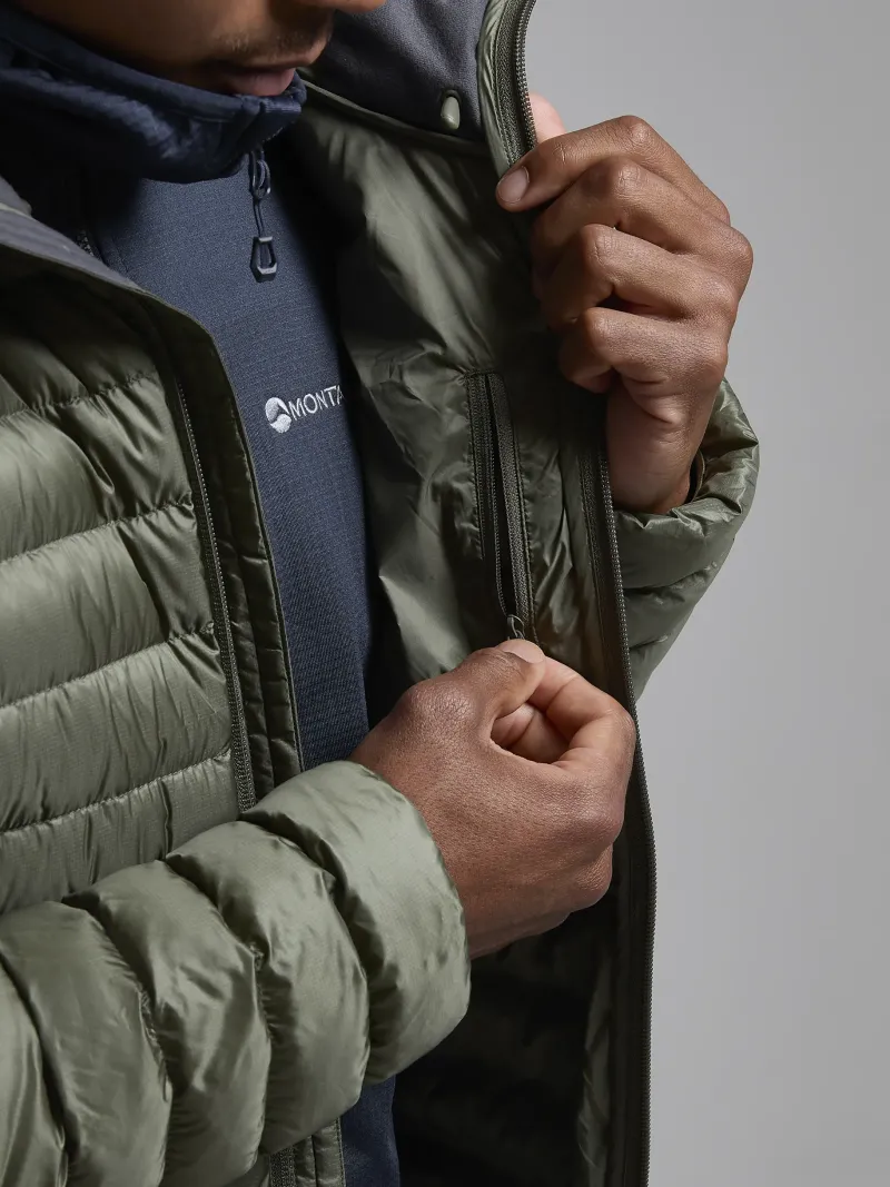 Montane Insulated Jackets-Mens Anti-Freeze Hoodie - Caper
