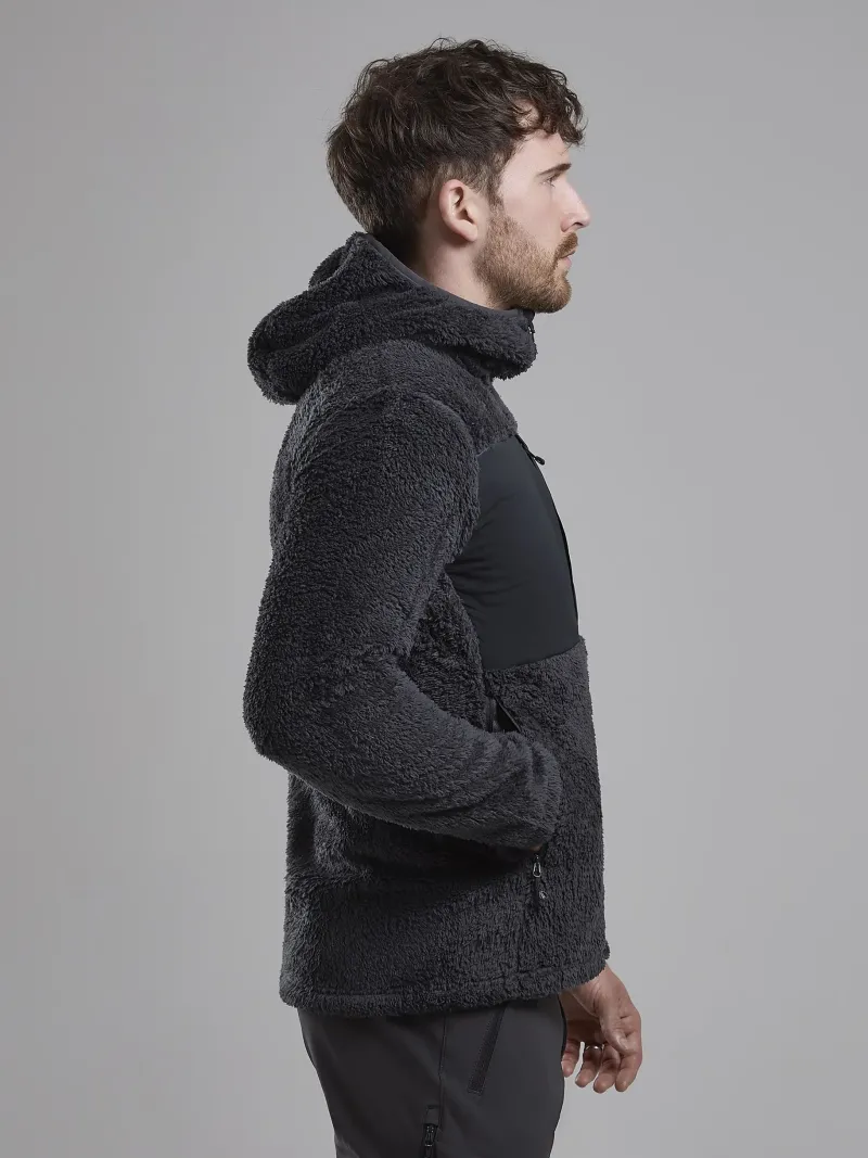 Montane Fleece & Mid Layer-Mens Caldus XT Hoodie - Midnight Grey