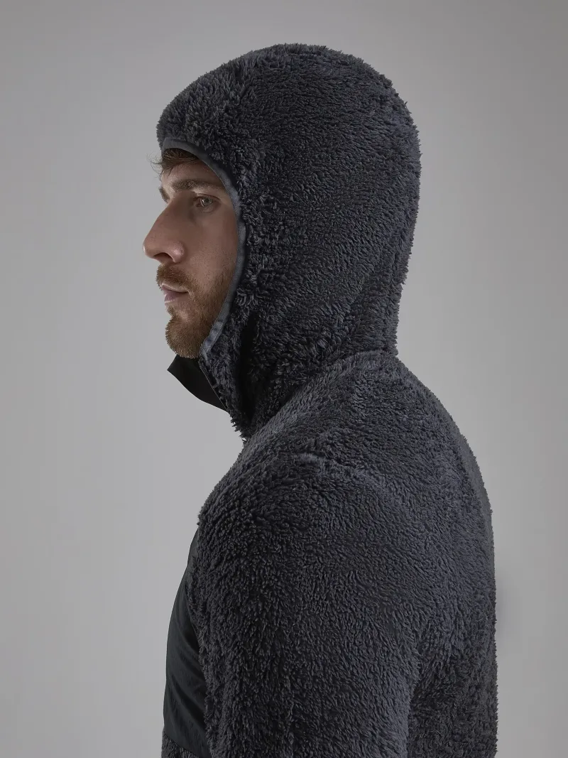 Montane Fleece & Mid Layer-Mens Caldus XT Hoodie - Midnight Grey
