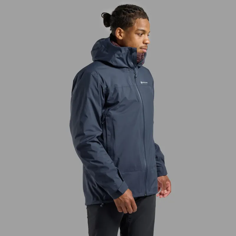 Montane Waterproof Jackets-Mens Cetus Jacket - Eclipse Blue