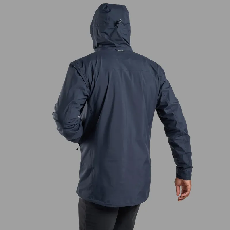 Montane Waterproof Jackets-Mens Cetus Jacket - Eclipse Blue