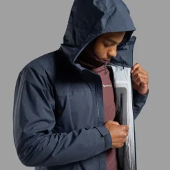 Montane Waterproof Jackets-Mens Cetus Jacket - Eclipse Blue