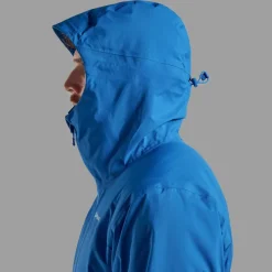 Montane Waterproof Jackets-Mens Cetus Jacket - Neptune Blue