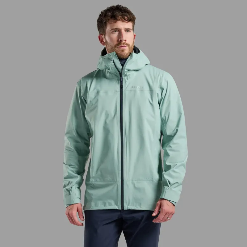 Montane Waterproof Jackets-Mens Cetus Jacket - Sea Mist