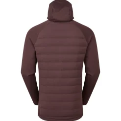 Montane Insulated Jackets-Mens Composite Hoodie - Dark Garnet