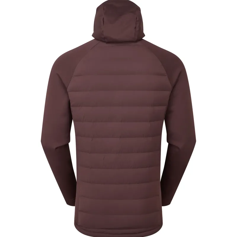 Montane Insulated Jackets-Mens Composite Hoodie - Dark Garnet