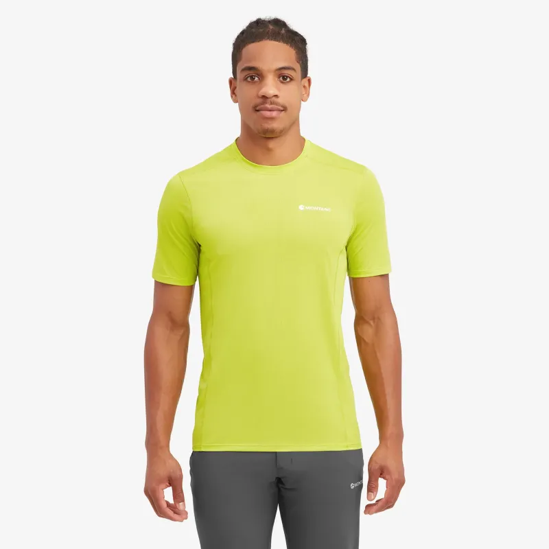 Montane T-Shirts & Baselayers-Mens Dart Lite T-Shirt - Citrus Spring