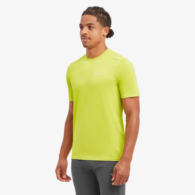 Montane T-Shirts & Baselayers-Mens Dart Lite T-Shirt - Citrus Spring