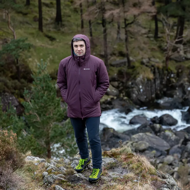 Montane Waterproof Jackets-Mens Duality Jacket - Dark Garnet