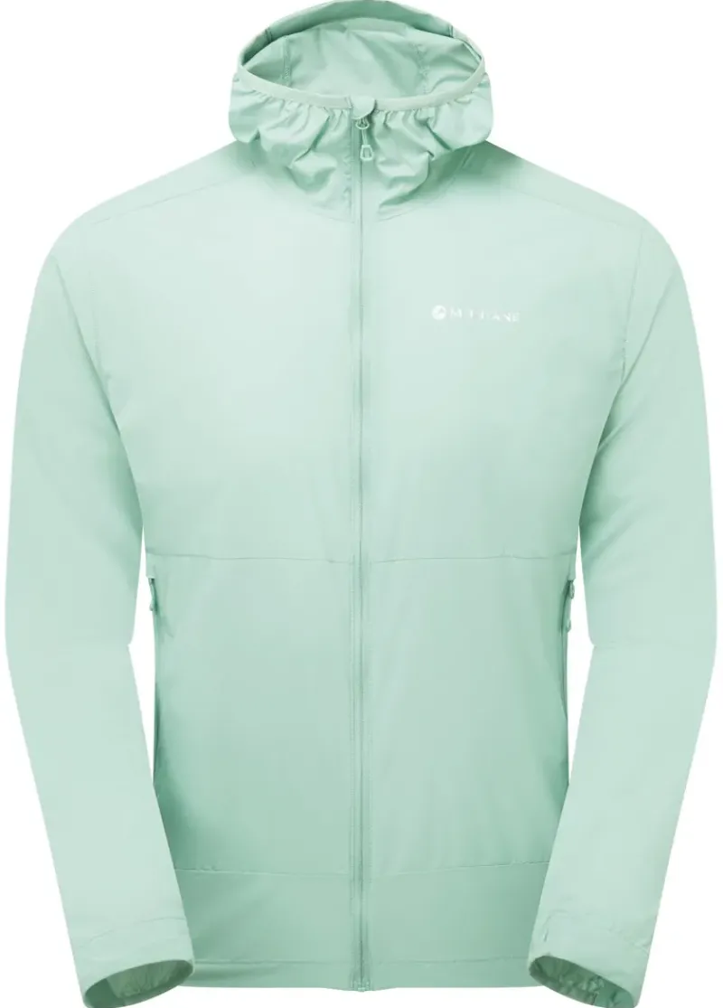 Montane Windshirts-Mens Featherlite Hoodie - Sea Mist