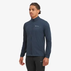 Montane Windshirts-Mens Featherlite Jacket - Eclipse Blue
