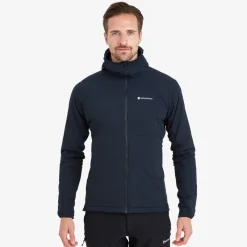 Montane Insulated Jackets-Mens Fireball Lite Hoodie - Eclipse Blue