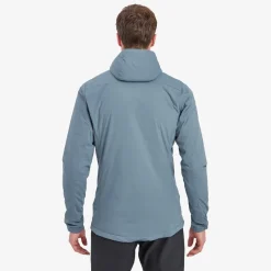 Montane Insulated Jackets-Mens Fireball Lite Hoodie - Stone Blue