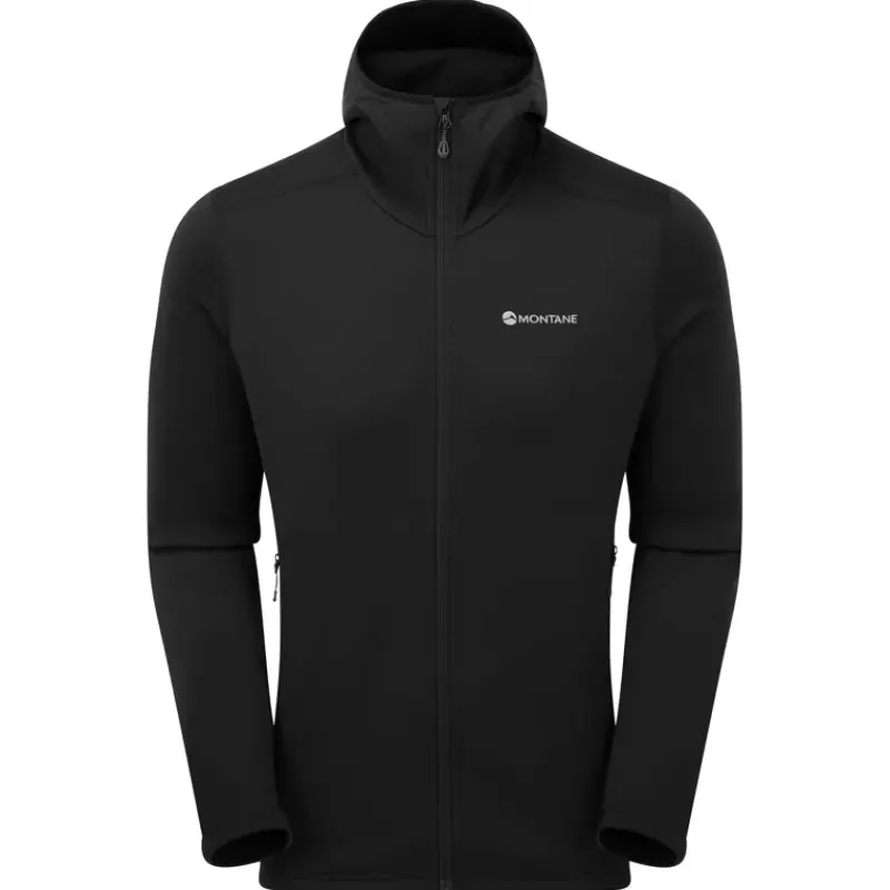 Montane Fleece & Mid Layer-Mens Fury Hoodie - Black