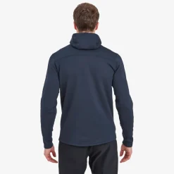 Montane Fleece & Mid Layer-Mens Fury Hoodie - Eclipse Blue