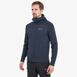 Montane Fleece & Mid Layer-Mens Fury Hoodie - Eclipse Blue