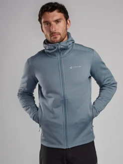 Montane Fleece & Mid Layer-Mens Fury Hoodie - Stone Blue