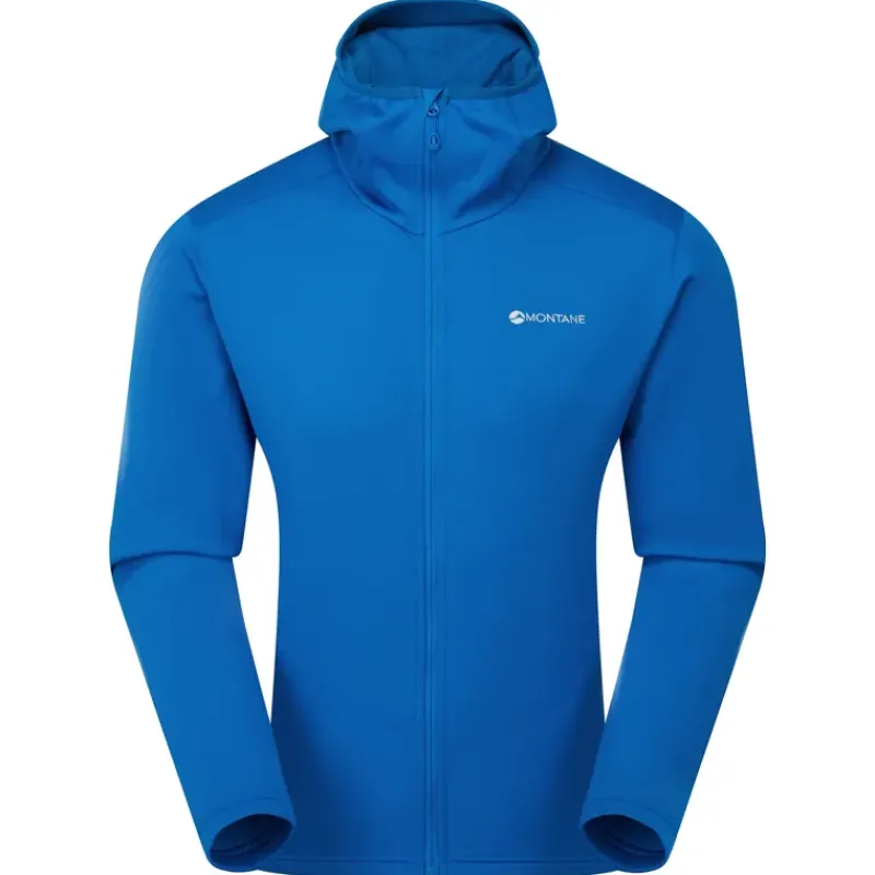 Montane Fleece & Mid Layer-Mens Fury Lite Hoodie - Neptune Blue