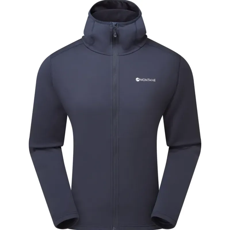 Montane Fleece & Mid Layer-Mens Fury Lite Hoodie - Eclipse Blue