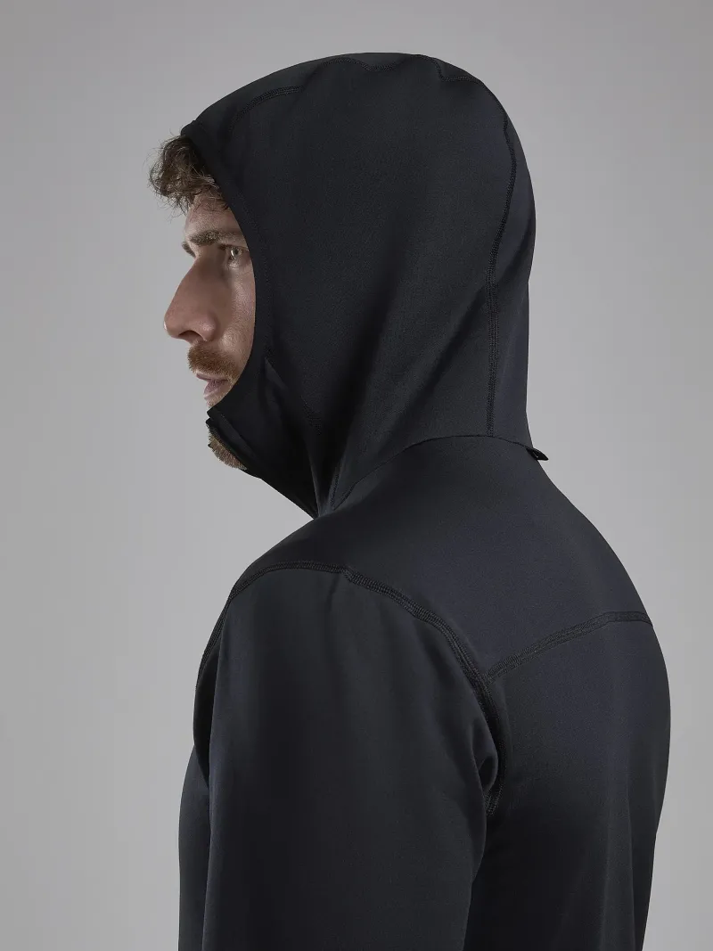 Montane Fleece & Mid Layer-Mens Fury Lite Hoodie - Black