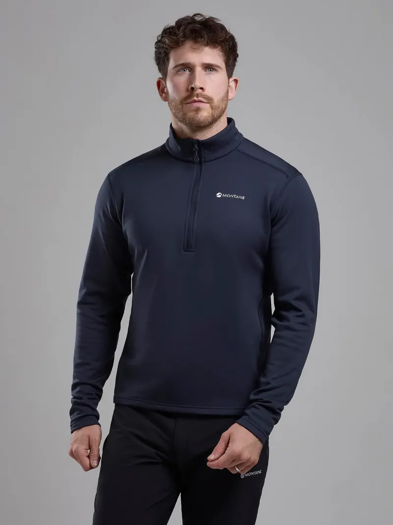 Montane Fleece & Mid Layer-Mens Fury Lite Pull-On - Eclipse Blue