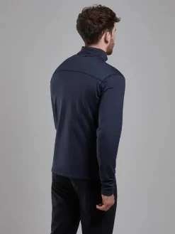 Montane Fleece & Mid Layer-Mens Fury Lite Pull-On - Eclipse Blue