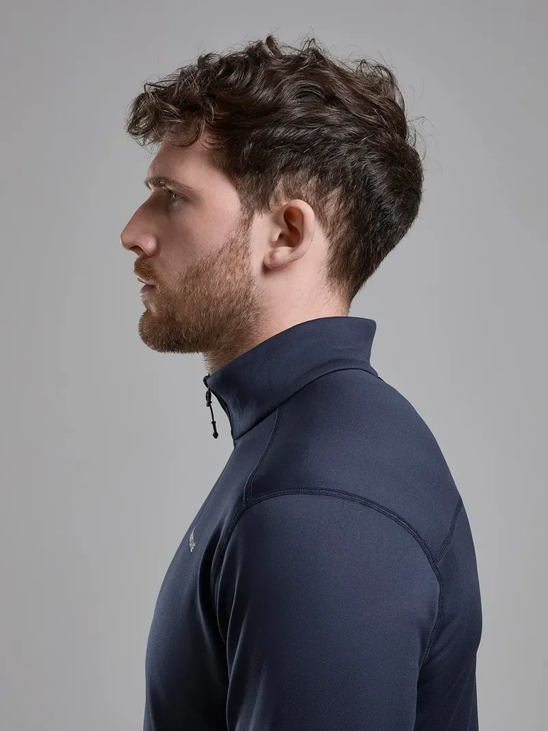Montane Fleece & Mid Layer-Mens Fury Lite Pull-On - Eclipse Blue