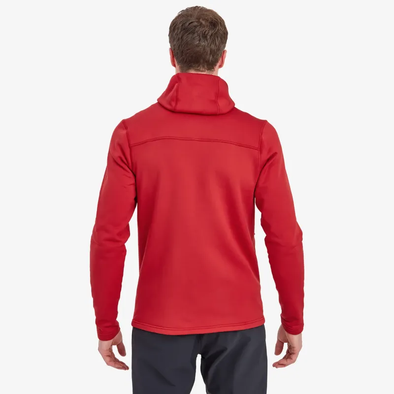 Montane Fleece & Mid Layer-Mens Fury XT Hoodie - Acer Red