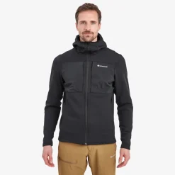 Montane Fleece & Mid Layer-Mens Fury XT Hoodie - Black