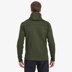 Montane Fleece & Mid Layer-Mens Fury XT Hoodie - Oak Green