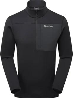 Montane Fleece & Mid Layer-Mens Fury XT Pull-On - Black