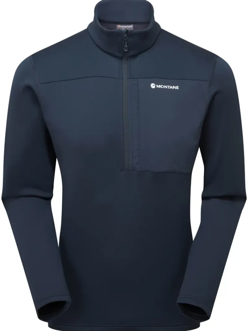 Montane Fleece & Mid Layer-Mens Fury XT Pull-On - Eclipse Blue