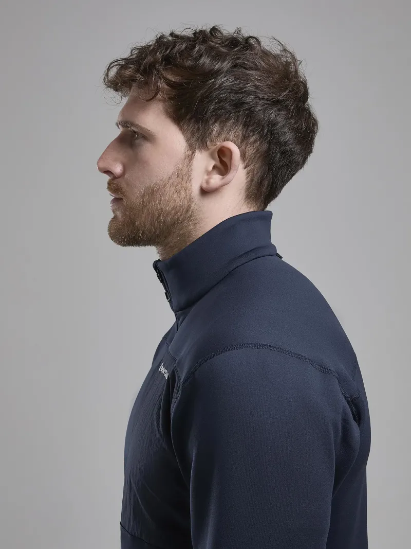 Montane Fleece & Mid Layer-Mens Fury XT Pull-On - Eclipse Blue