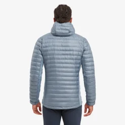 Montane Insulated Jackets-Mens Icarus Lite Hoodie - Stone Blue