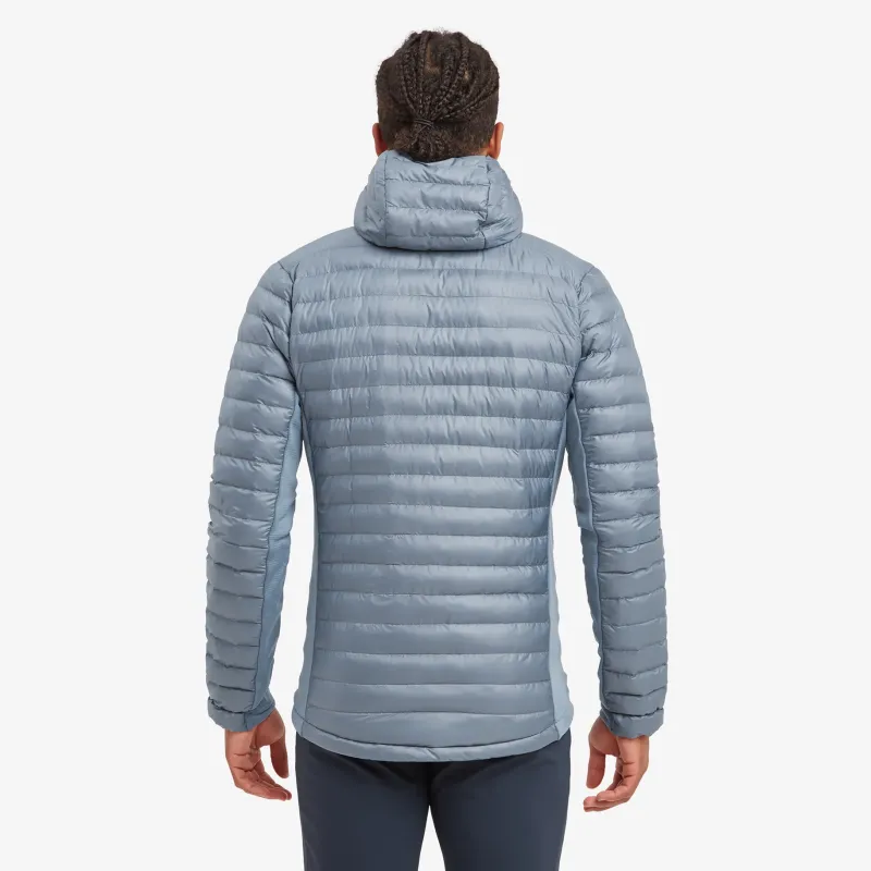 Montane Insulated Jackets-Mens Icarus Lite Hoodie - Stone Blue