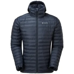 Montane Insulated Jackets-Mens Icarus Lite Hoodie - Eclipse Blue