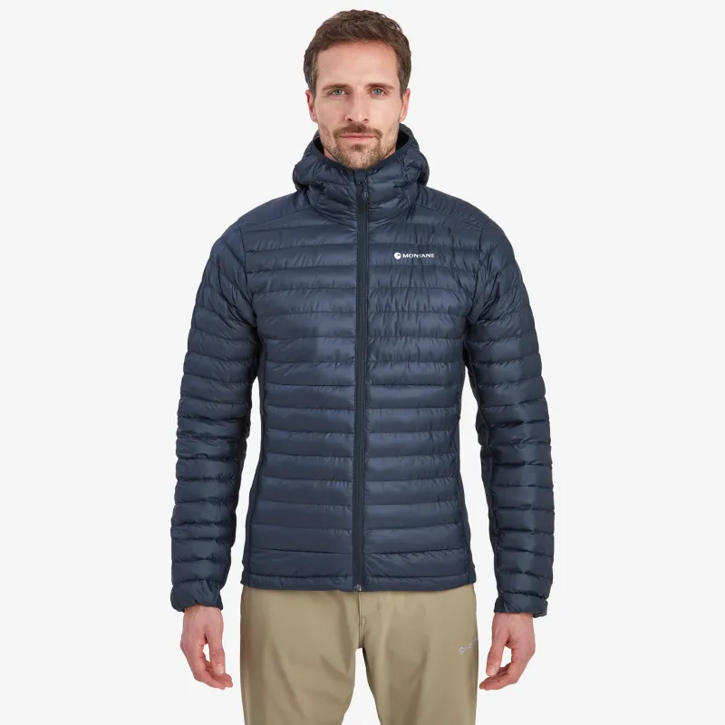 Montane Insulated Jackets-Mens Icarus Lite Hoodie - Eclipse Blue