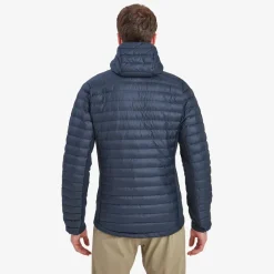 Montane Insulated Jackets-Mens Icarus Lite Hoodie - Eclipse Blue