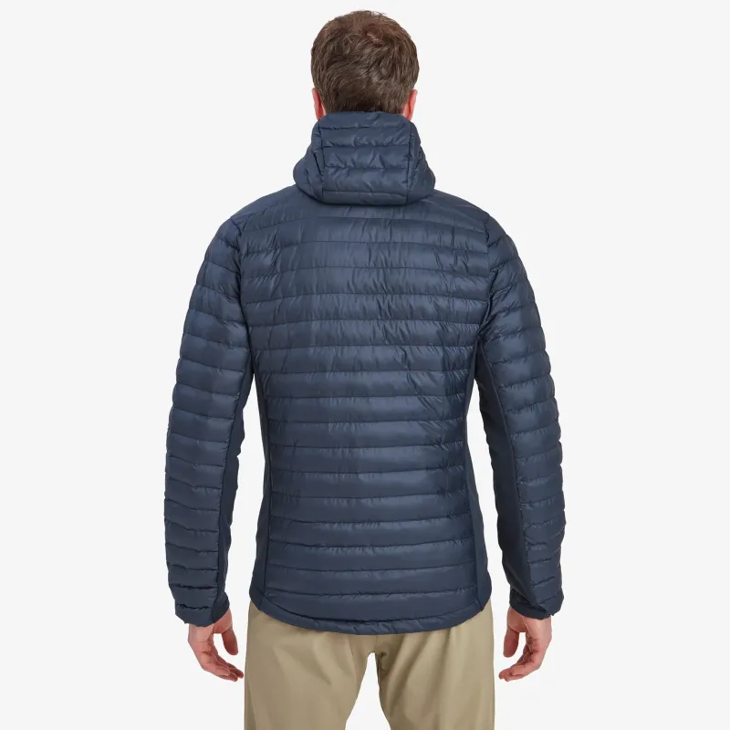 Montane Insulated Jackets-Mens Icarus Lite Hoodie - Eclipse Blue