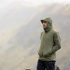 Montane Softshell Jackets-Mens Khamsin Hoodie - Caper