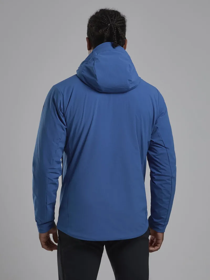 Montane Softshell Jackets-Mens Khamsin Hoodie - Neptune Blue