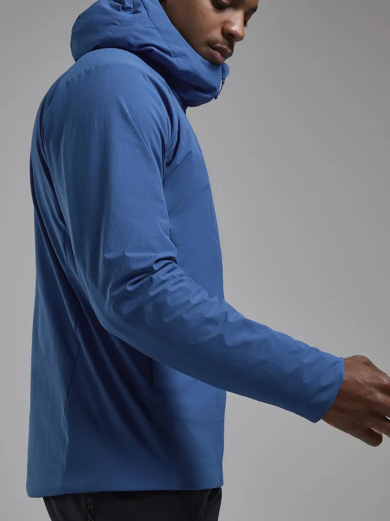 Montane Softshell Jackets-Mens Khamsin Hoodie - Neptune Blue