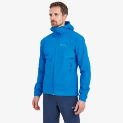 Montane Waterproof Jackets-Mens Minimus Lite Jacket - Electric Blue