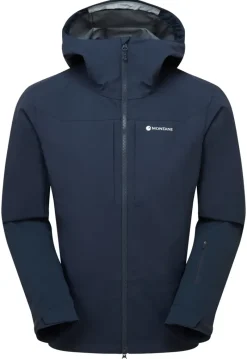 Montane Softshell Jackets-Mens Nordes Hoodie - Eclipse Blue