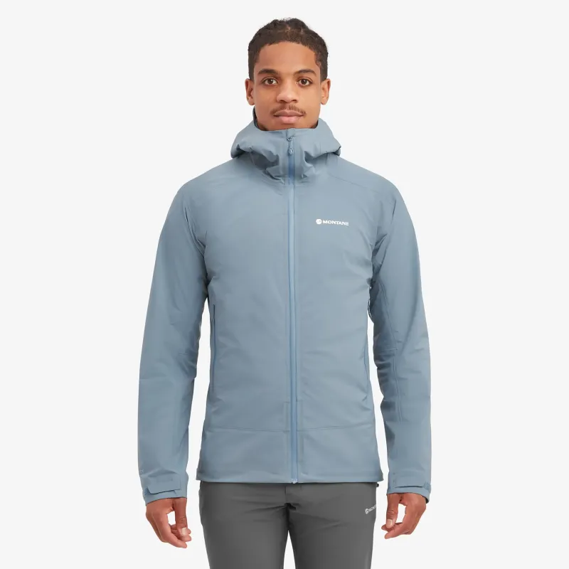 Montane Waterproof Jackets-Mens Phase Lite Jacket - Stone Blue
