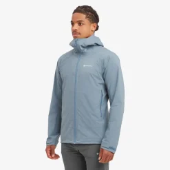 Montane Waterproof Jackets-Mens Phase Lite Jacket - Stone Blue
