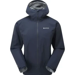 Montane Waterproof Jackets-Mens Phase Lite Jacket - Eclipse Blue