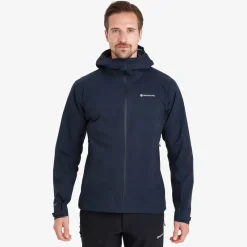 Montane Waterproof Jackets-Mens Phase Lite Jacket - Eclipse Blue